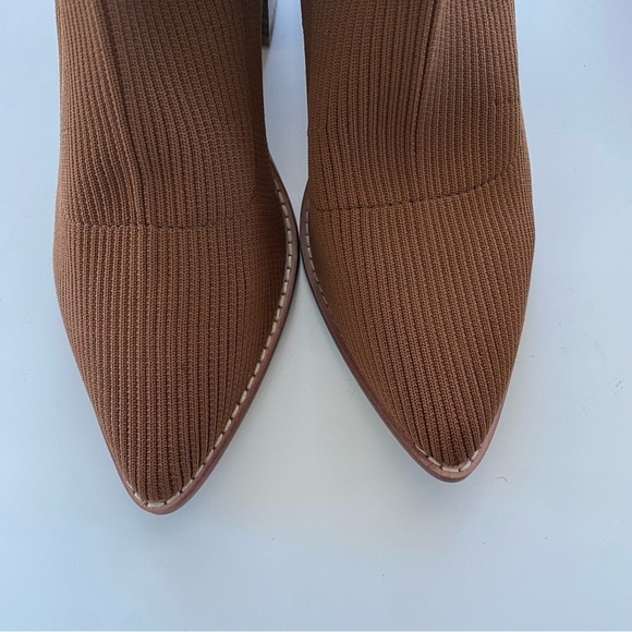 STEVEN By Steve Madden Nixie Brown Sock Ankle Boot NEW - Picture 6 of 11